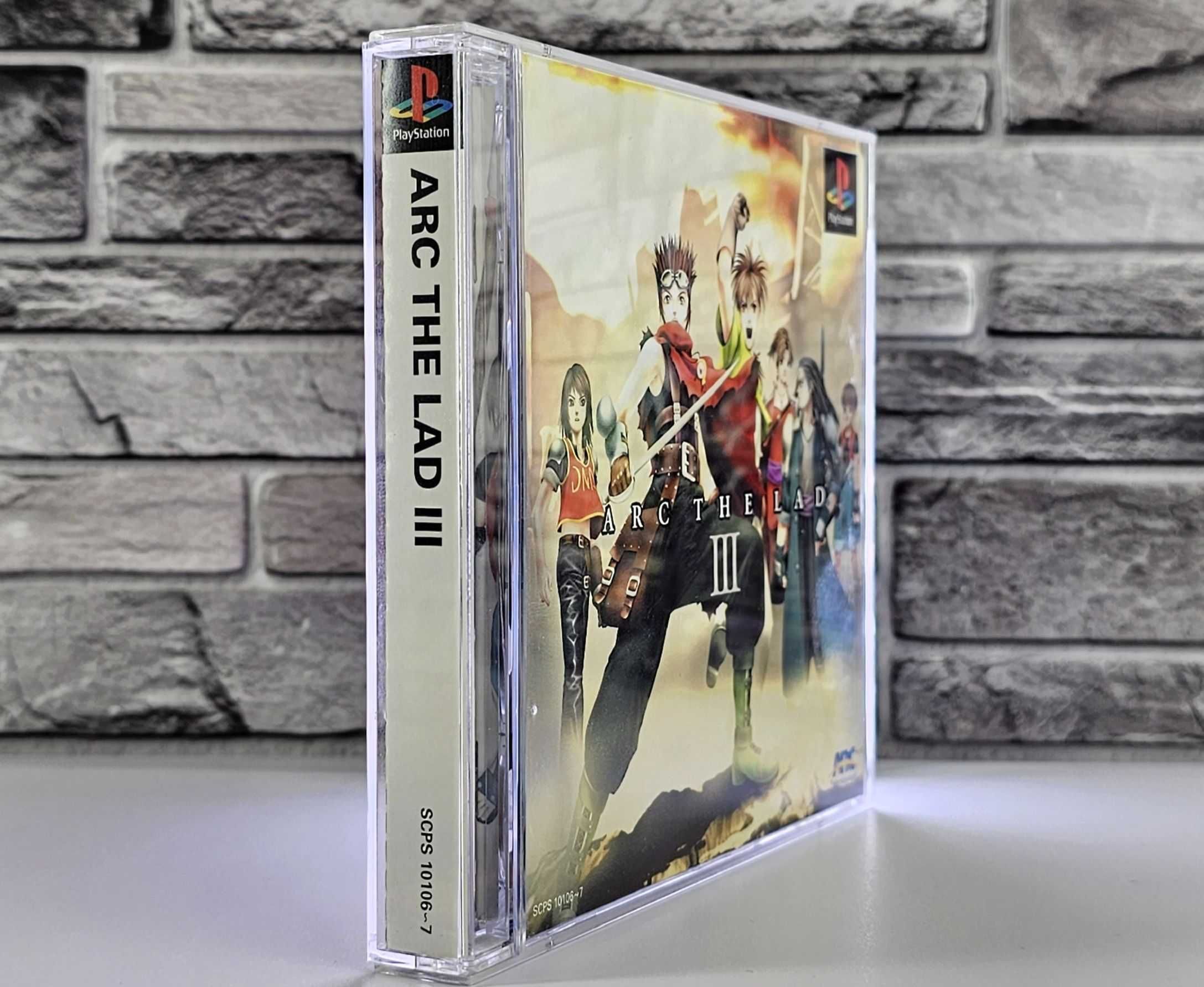 Playstation Arc the Lad III clean box