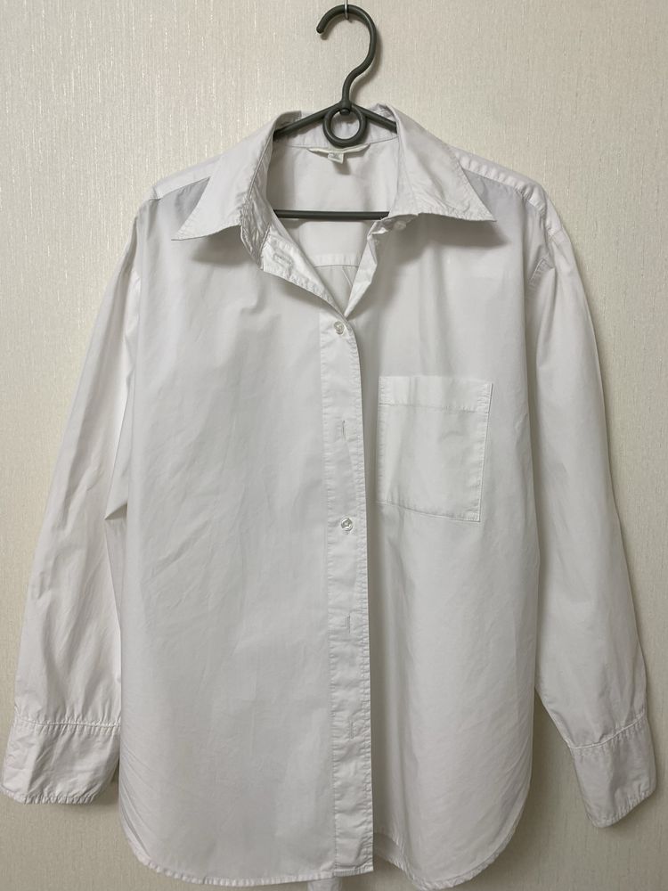 H&M белые базовые рубашки