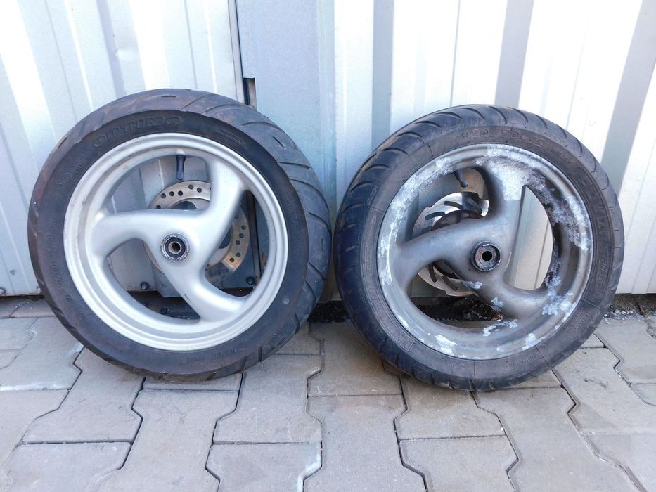 KOŁA DO WÓZKA KOMPLET 120/70-12