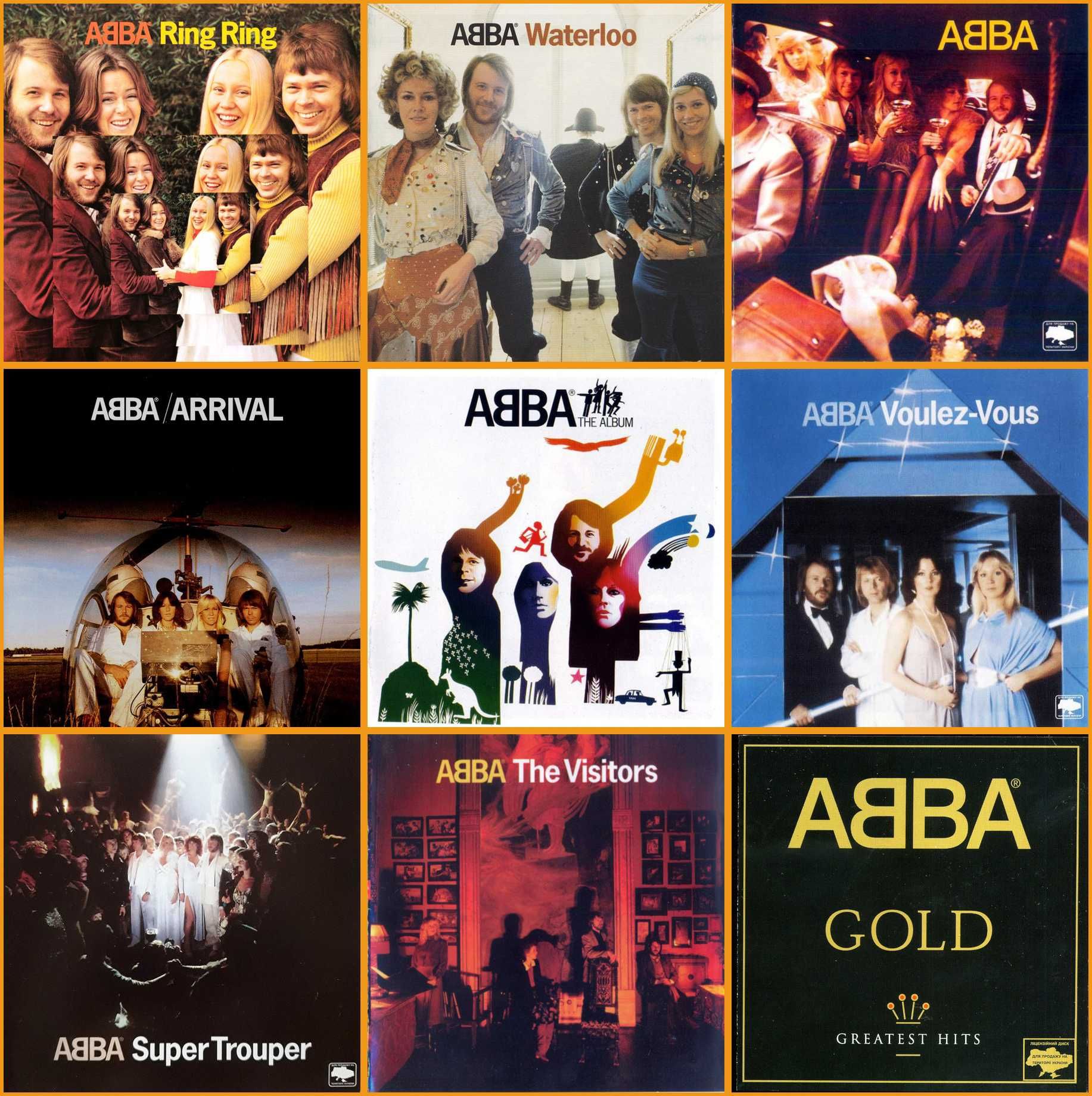 9CD ABBA ‎– Discography + Bonus