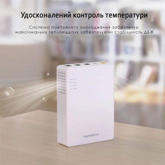 Дбж Безперебійник для роутера міні-UPS MARSRIVA  KP3 ємністю 10000mAh