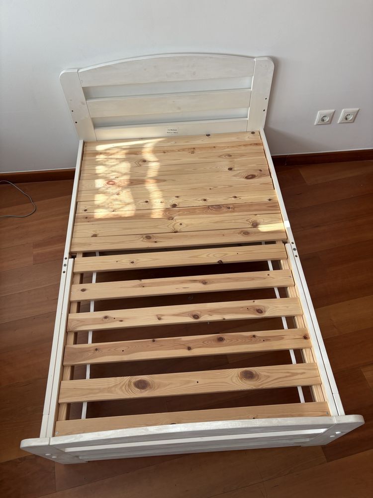 Cama rústica para crianca extensivel 1.40m/1,96m
