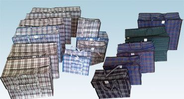 Сумки хозяйственные клетчатая разного размера 1го,9го номера