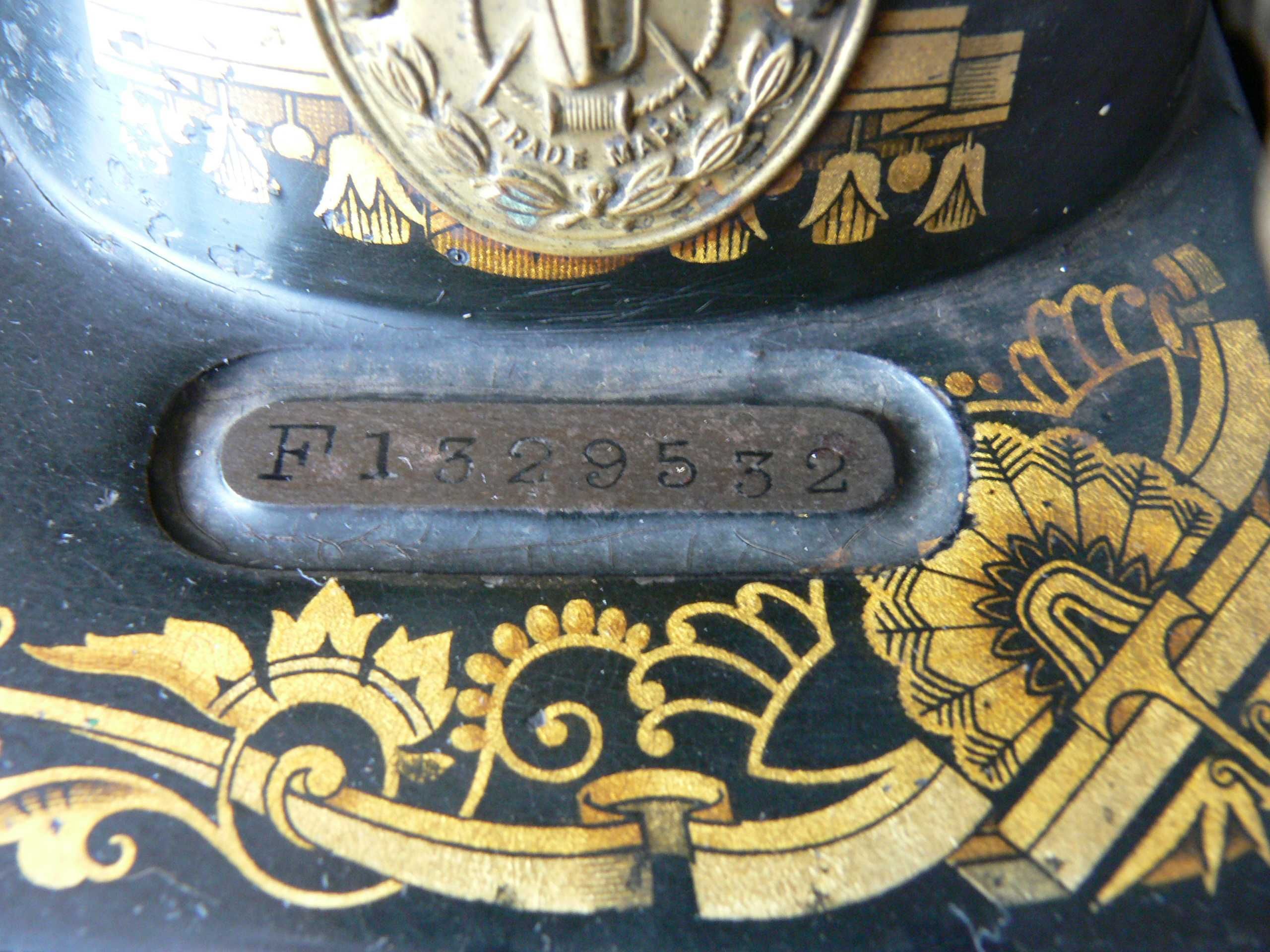 Singer Co Sphinx 27K 1911rok Clydebank antyk maszyna do szycia ręczna