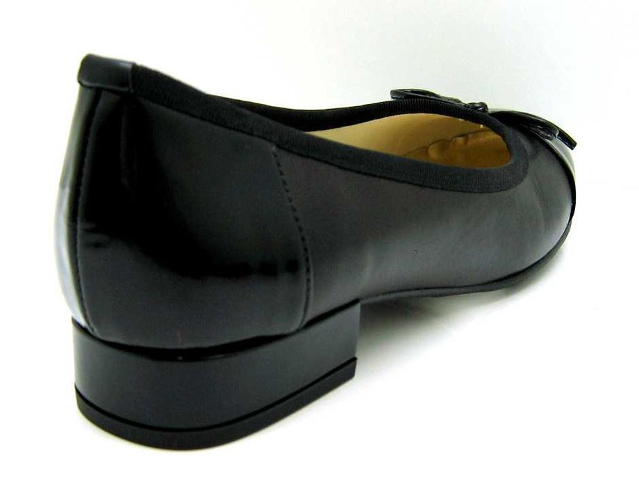Baleriny czarne Brenda Zaro skóra naturalna R.36.40