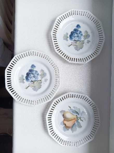 Talerzyki porcelana antyczne na owoce