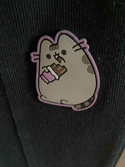 Spodnie w prążki pusheen reserved 134