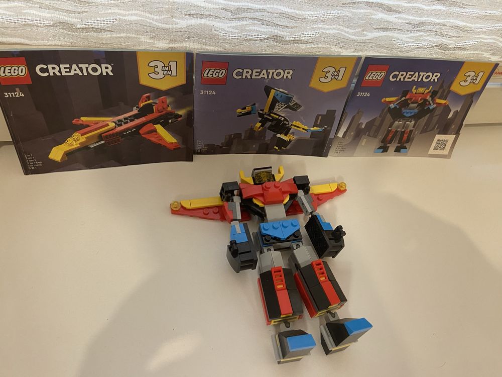 Lego 31124, creator 3 in 1, робот, дракон, літак