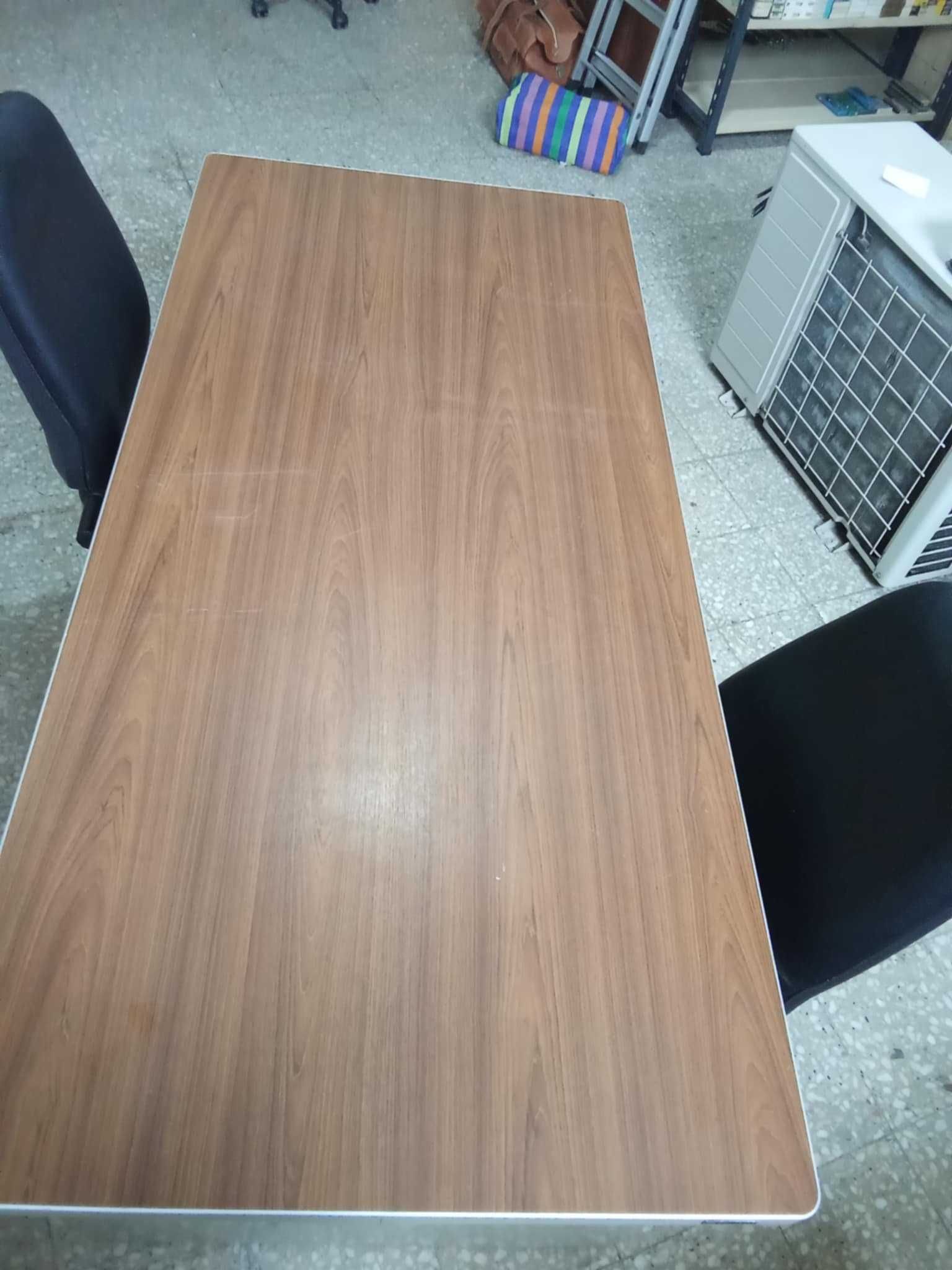 Secretária de escritório em aço para 2 pessoas