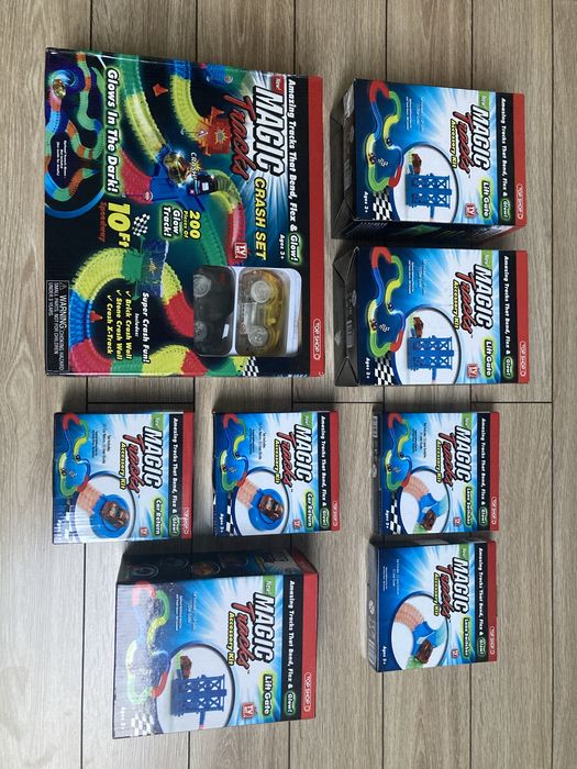 Tor samochodowy świecący