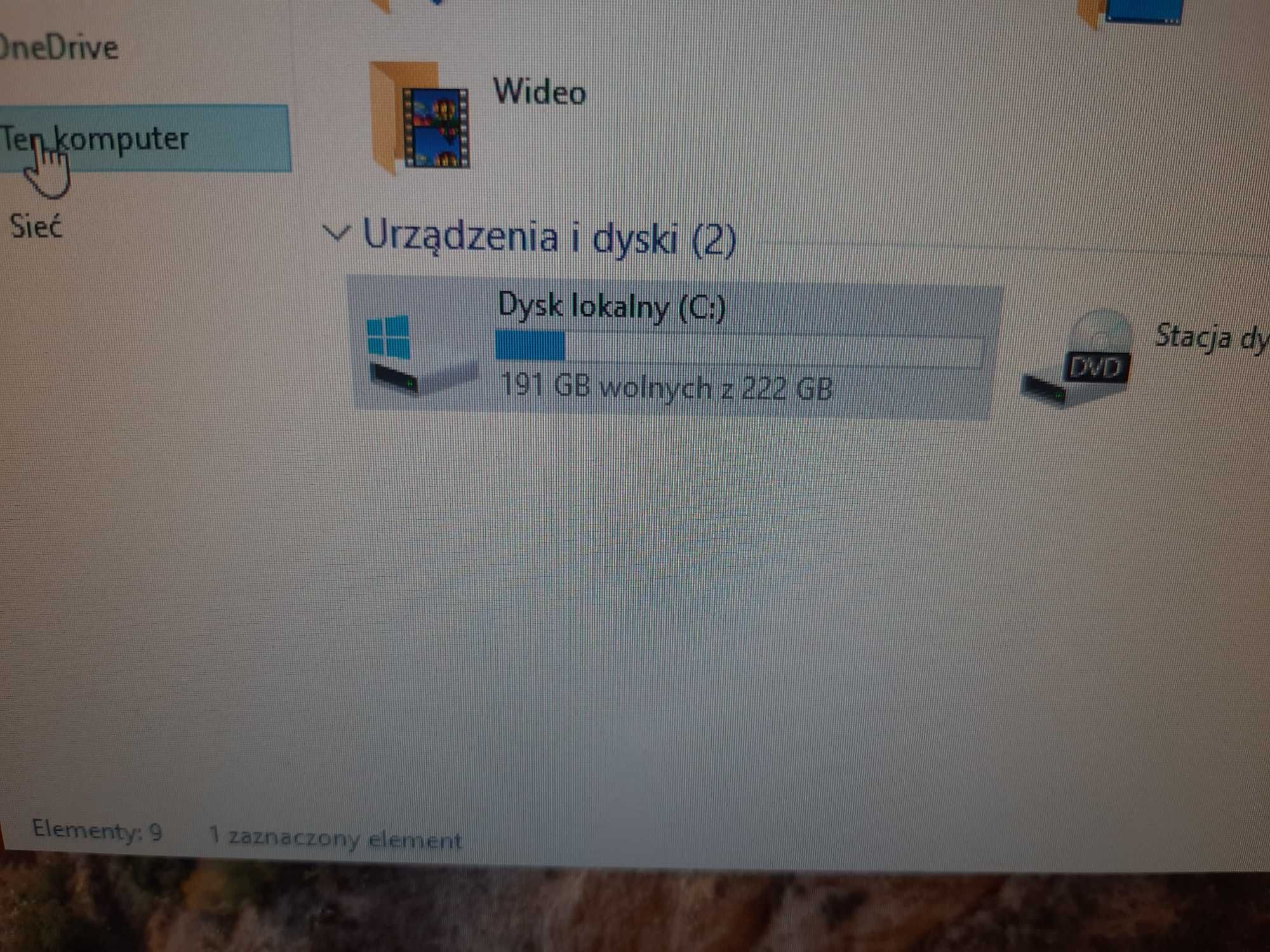 Komputer stacjonarny Dell Intel Xeon 3GHz 12 GB Ram 64Bit karta Nvidia