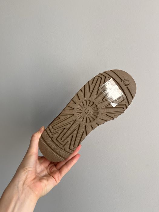 UGG Platform chestnut з натурального замшу угг платформ каштанові