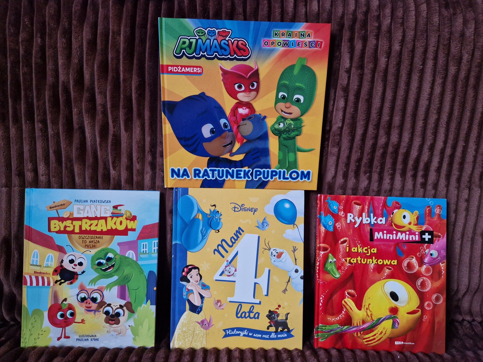 7 książeczek dla 4 latka. Nowe i jak nowe. Disney bajki opowiadania, P