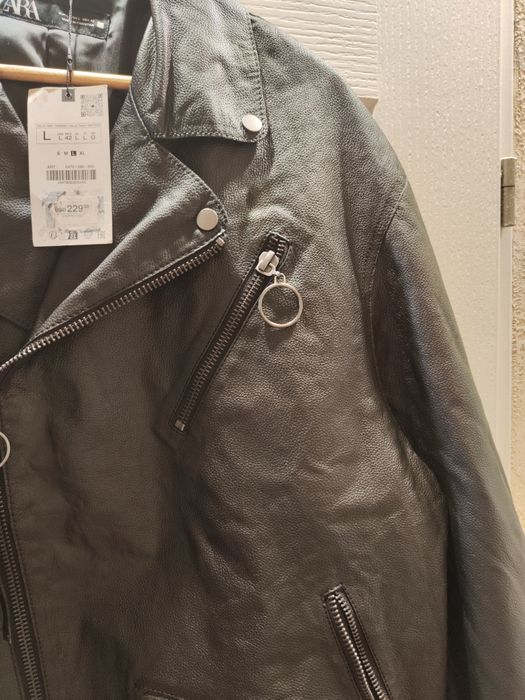 Kurtka skórzana męska ZARA