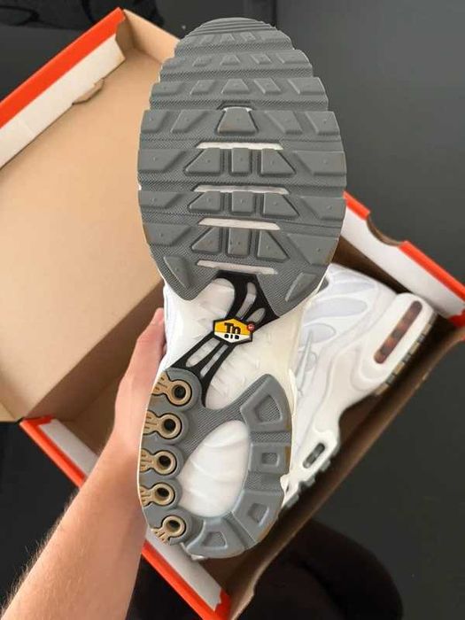 "Buty Trampki" Nike_Air_Max_Plus_TN_Triple_White R.38