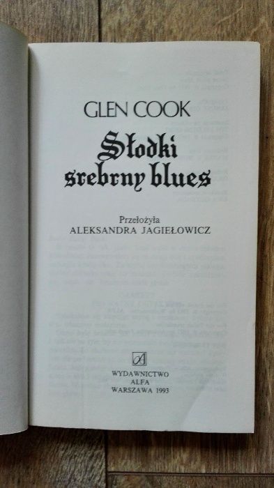 Słodki srebrny blues / Glen Cook