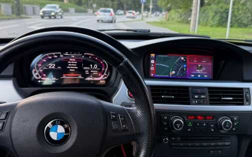 Rádio 9" Linux BMW Série 3 e 5 E60 E90 Carplay Android Auto GPS NOVO