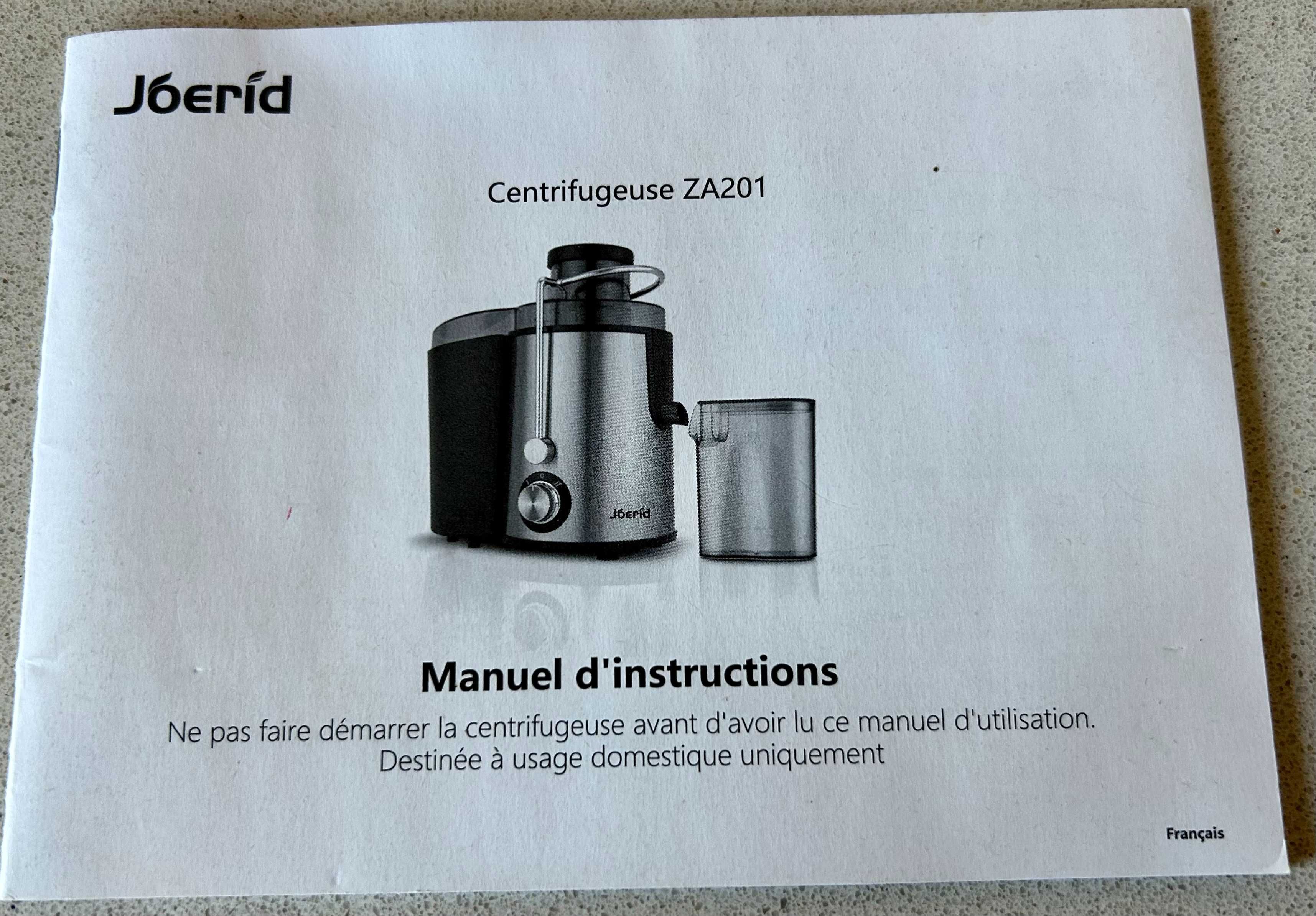 CENTRIFUGADORA JOERID ZA201