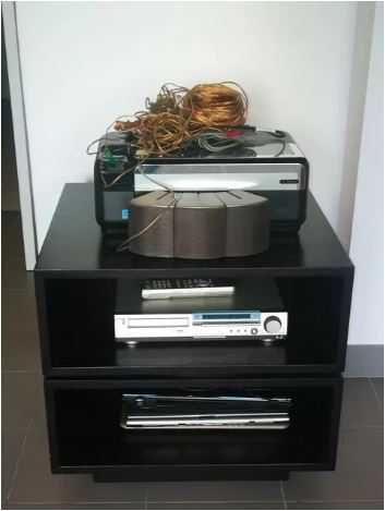 Móvel de Apoio de Sala carvalho escuro