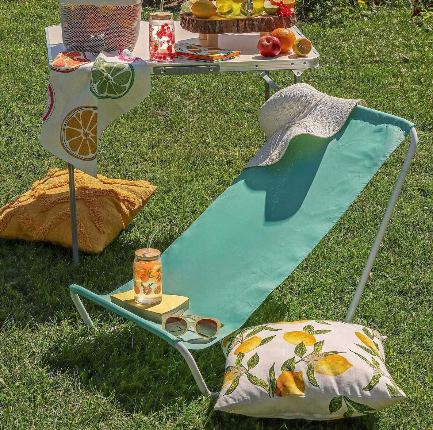 2w1 Mocny Namiot Parawan Plażowy Ogrodowy 220×115×115 + Gratis Leżak