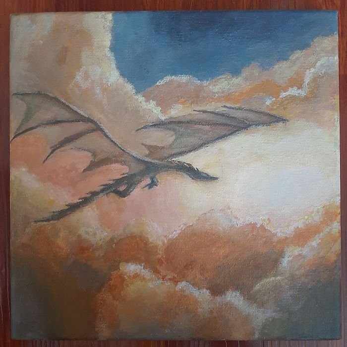 Авторська картина" Захід сонця 2024 року"