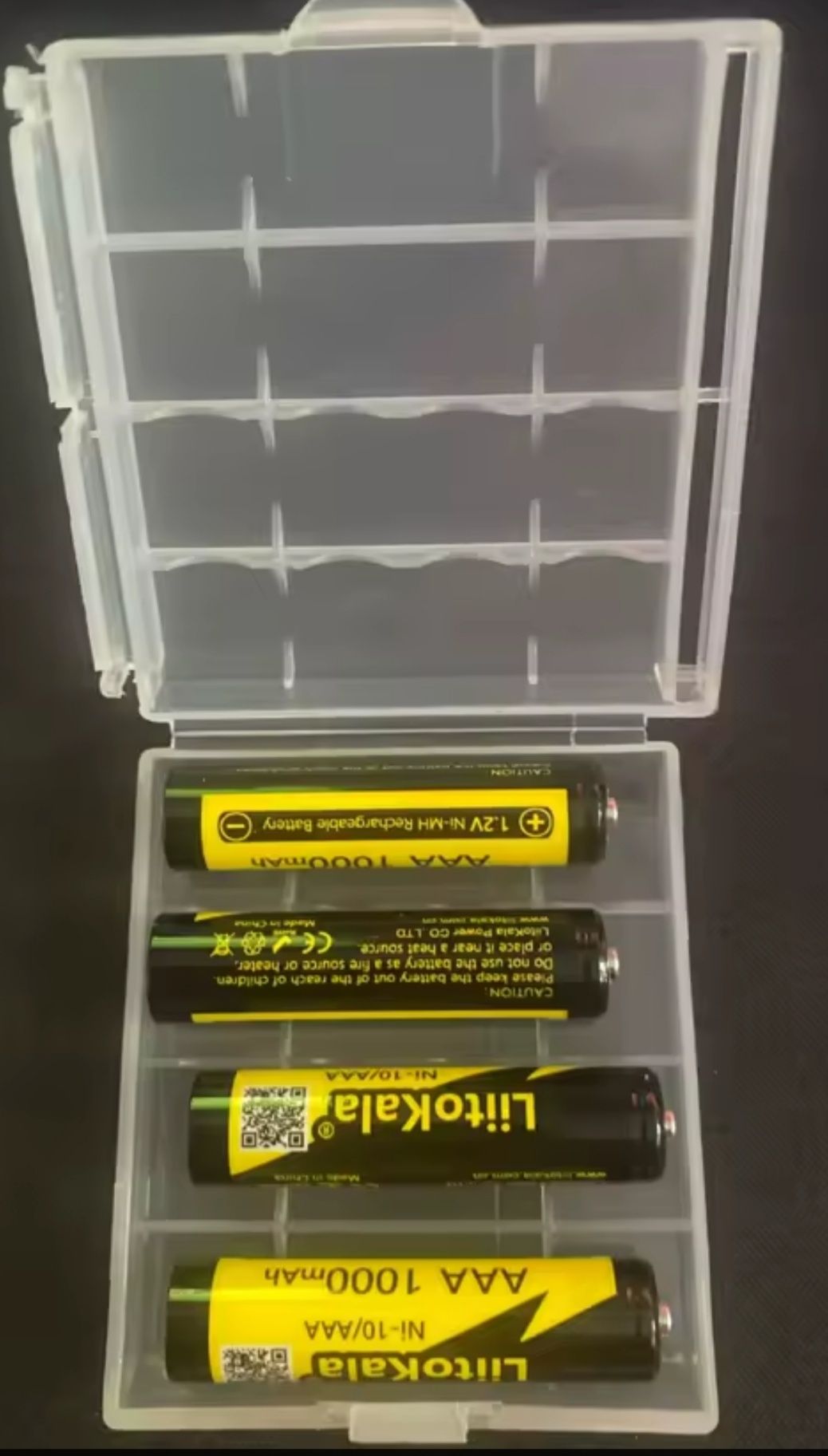Аккумуляторы LiitoKala AAA 1000mAh Ni-MH (Ni-10) - 1.2V перезаряжаемые