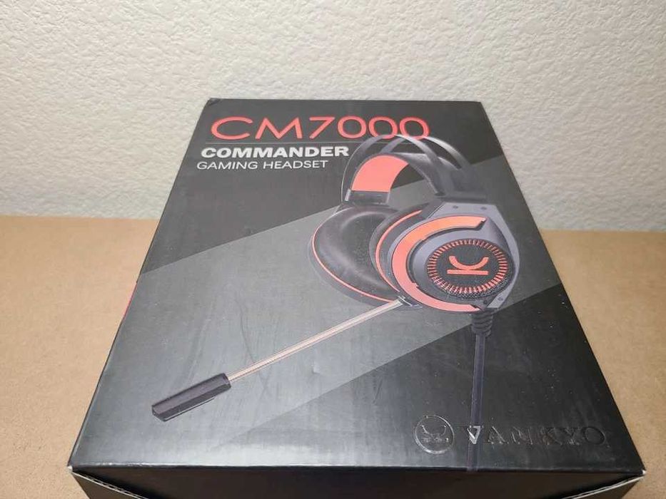 Гарнітура Vankyo CM7000 Commander Gaming Headset - Black/Red