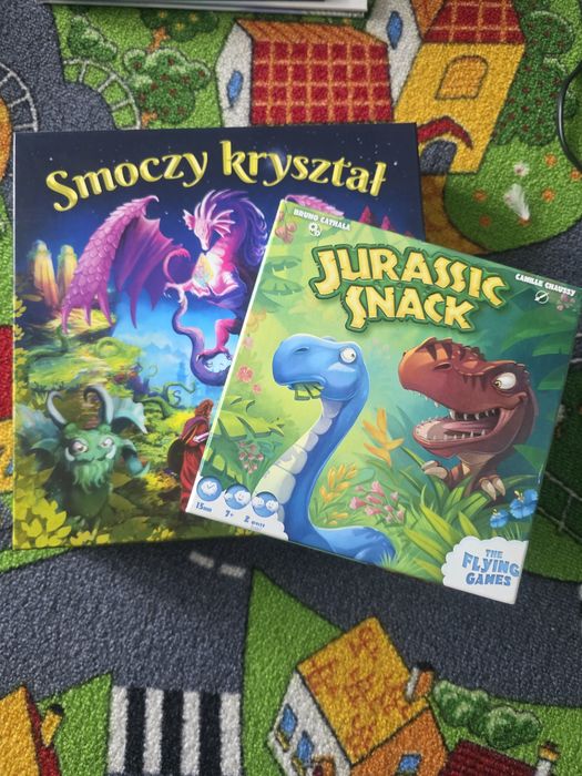 Gra Jurassic snack i Smoczy kryształ.