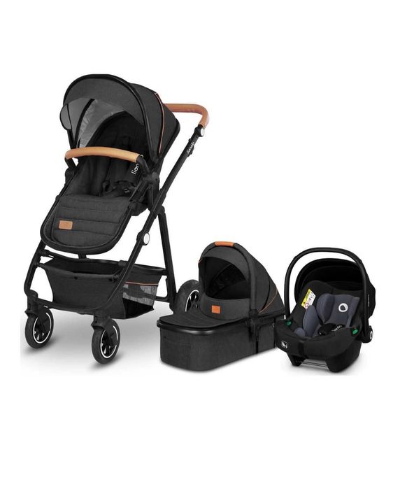 Wózek dziecięcy LIONELO Amber 3w1 Grey