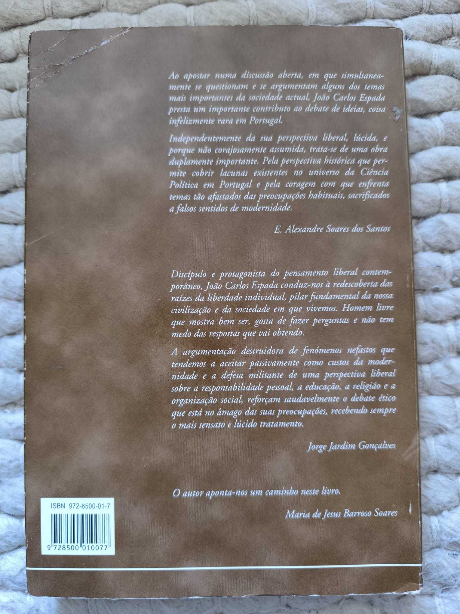 Livro "A Tradição da Liberdade" de João Carlos Espada