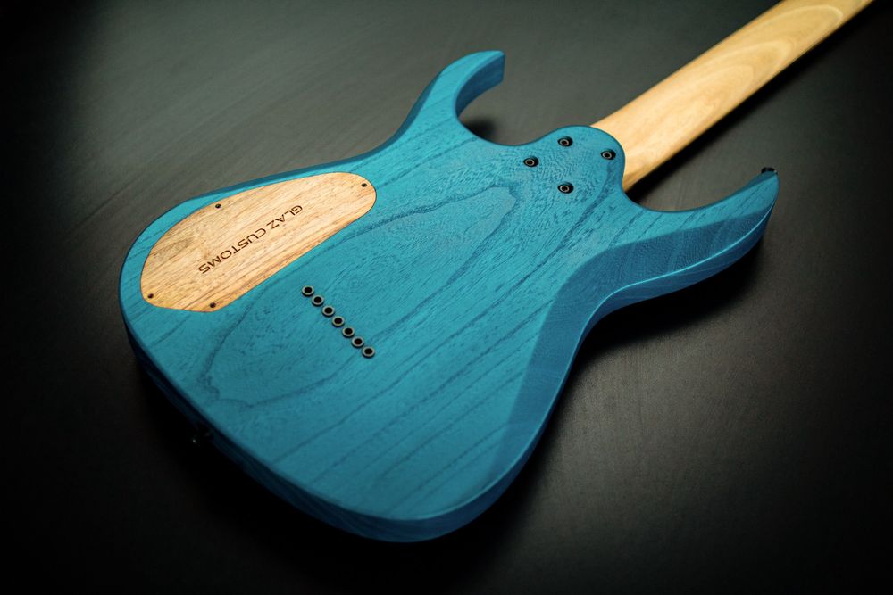 Gitara lutnicza Glaz SJ7, 7 strun, pickupy Hathor custom