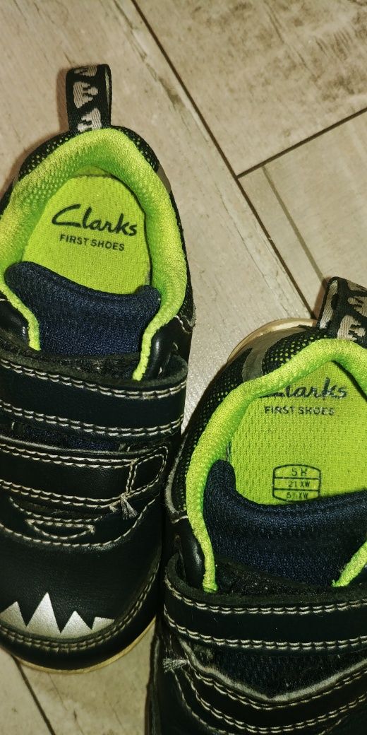 Buciki Clarks, buty dla chłopca rozmiar 21