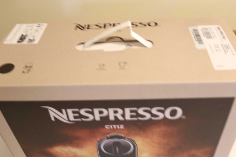 Máquina Café Nespresso CitiZ Limousine Black (nova)