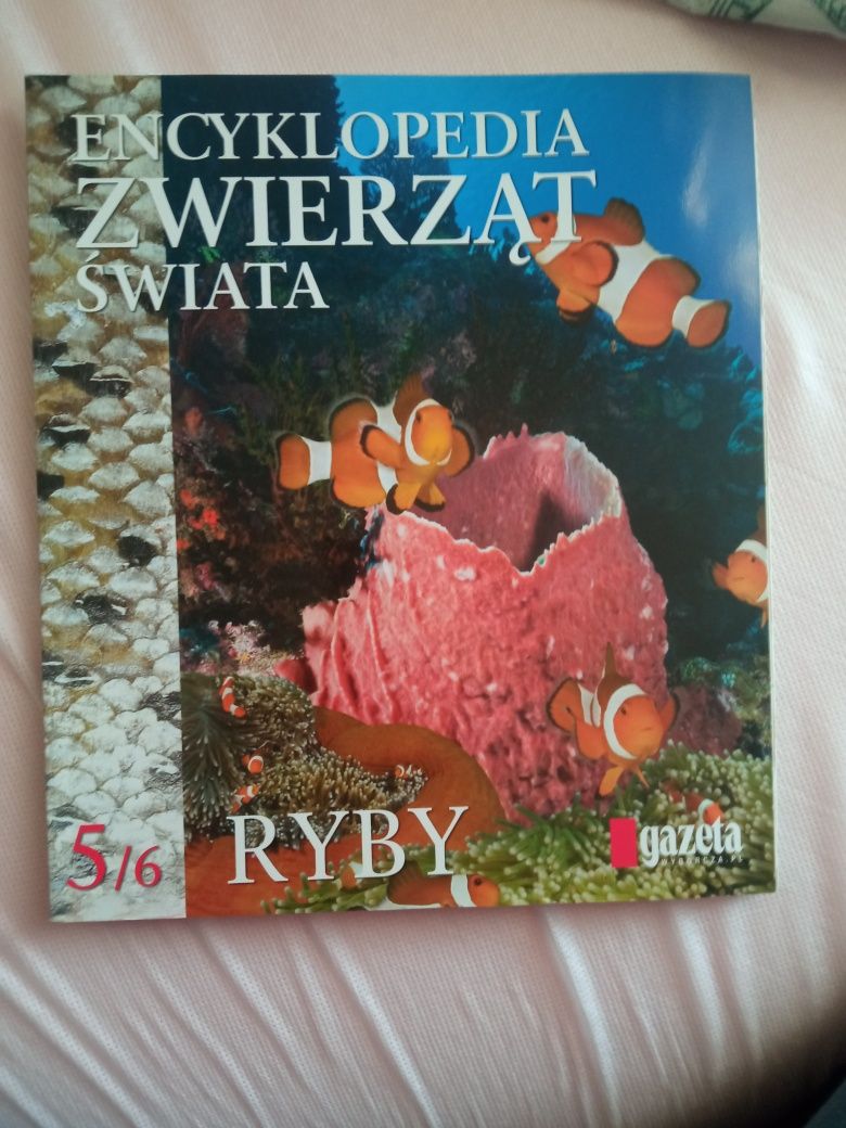 Encyklopedia zwierząt świata 6 części i 1 książka gang bystrzków