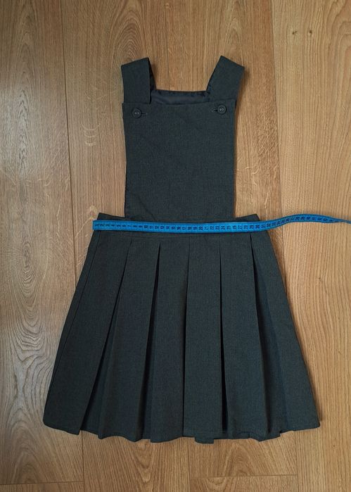 Школьная форма серый сарафан в школу для девочки