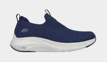 Оригінальні жіночі сліпони skechers / сліпони синього кольору