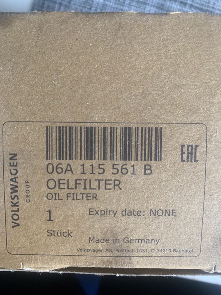 Продам масляный фильтр на Volkswagen