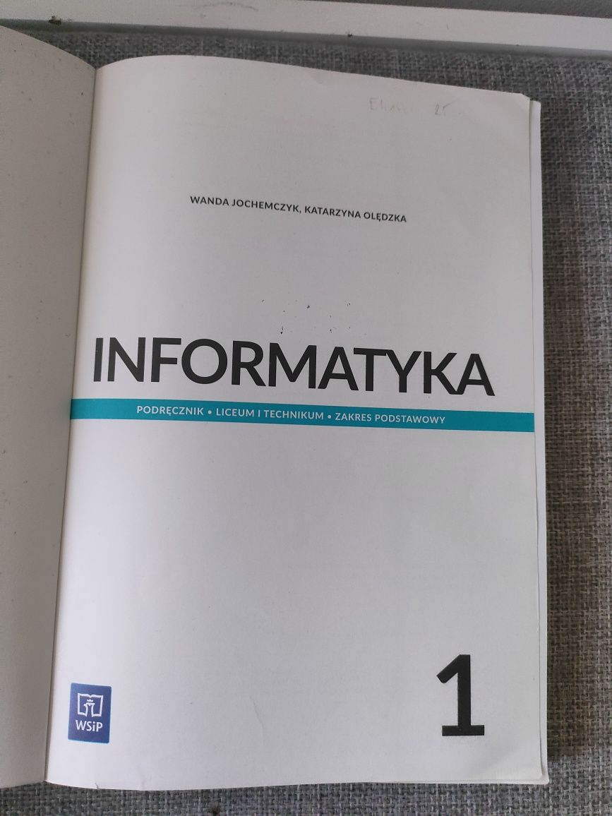 Informatyka 1, podrecznik