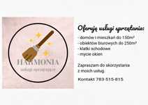 Usługi sprzątające biura, domy, mieszkania, mycie okien, klatki schodo