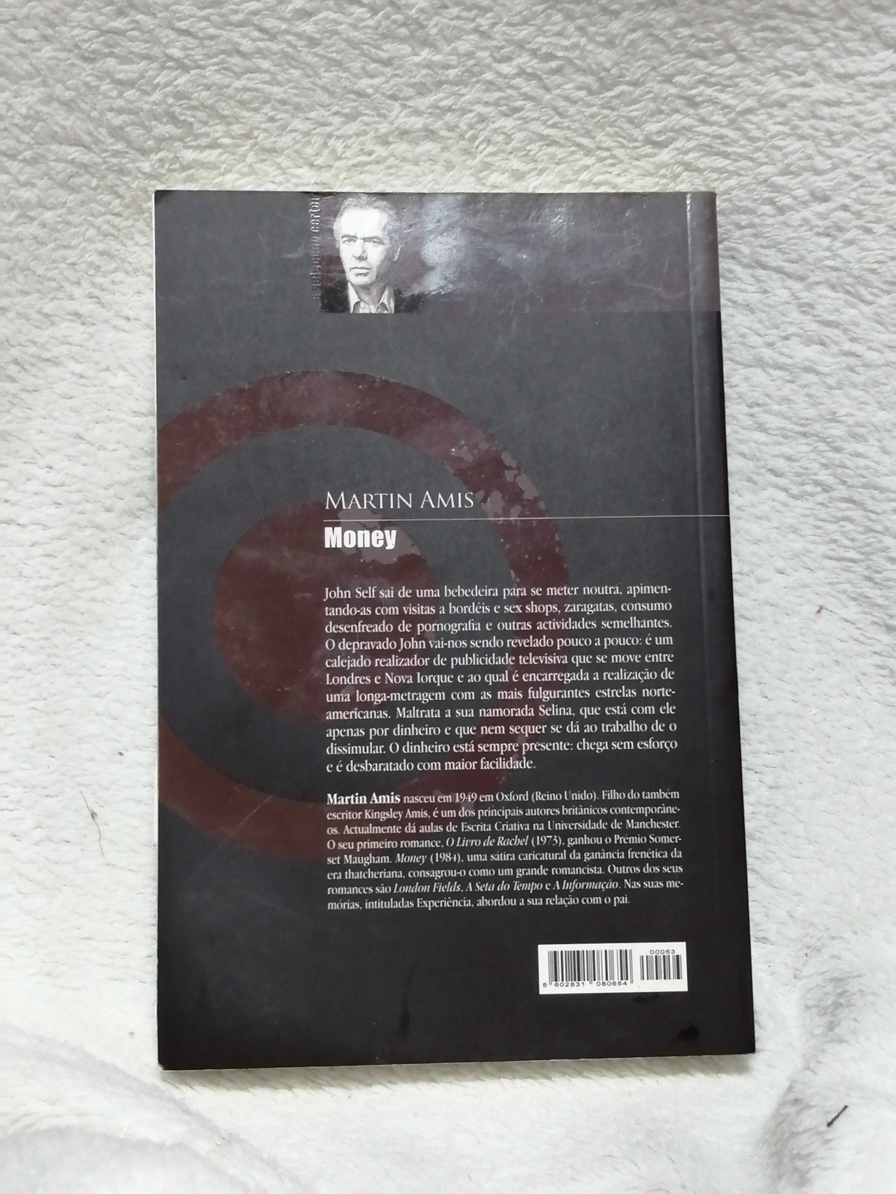livro "Money" de Martin Amis (traduzido para Português) portes grátis