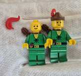 LEGO classic CASTLE Forestman Zamek kołczan Robin Hood ludzik Figurka