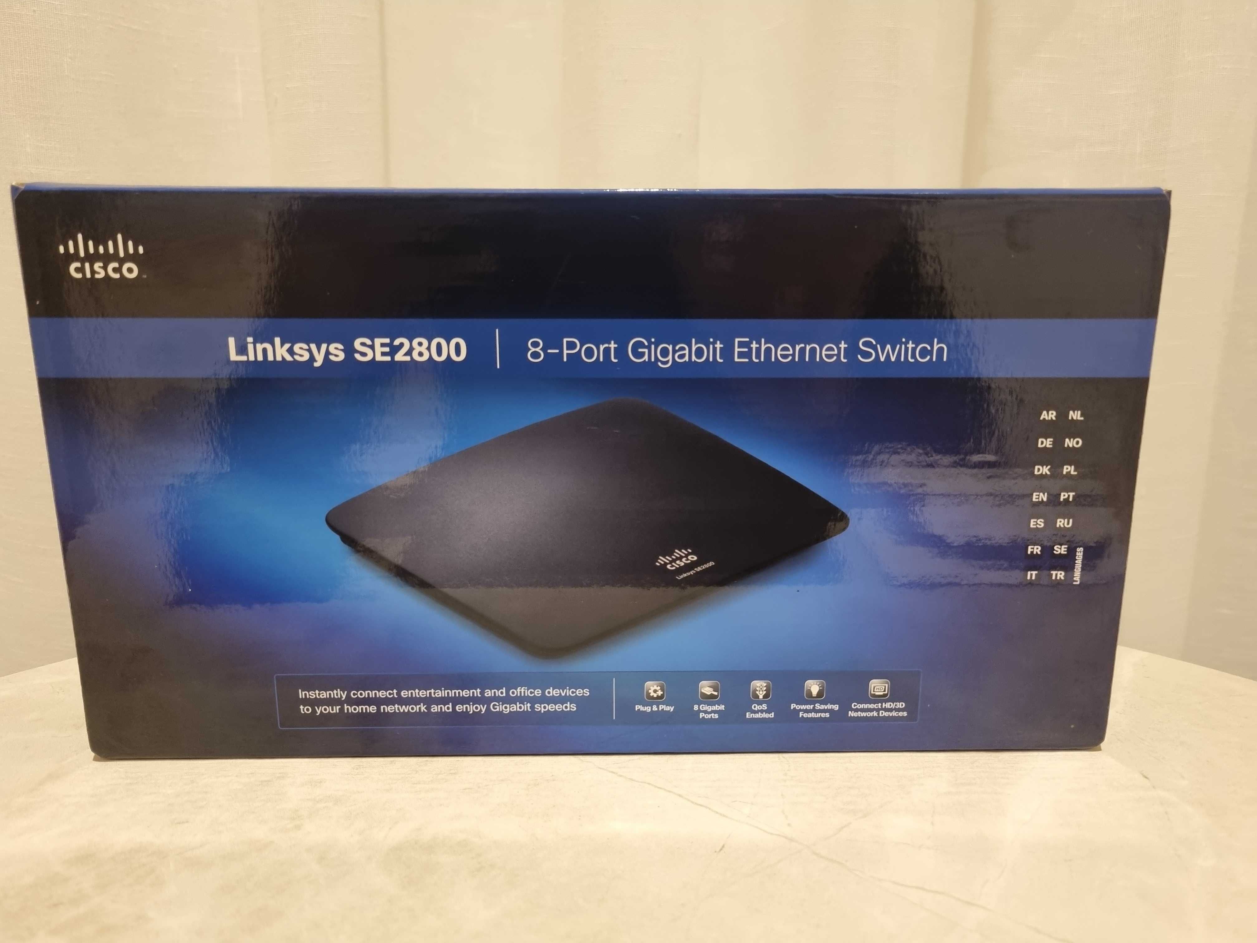 Switch Cisco Linksys SE2800-EU 8-Port Gigabit Ethernet Switch