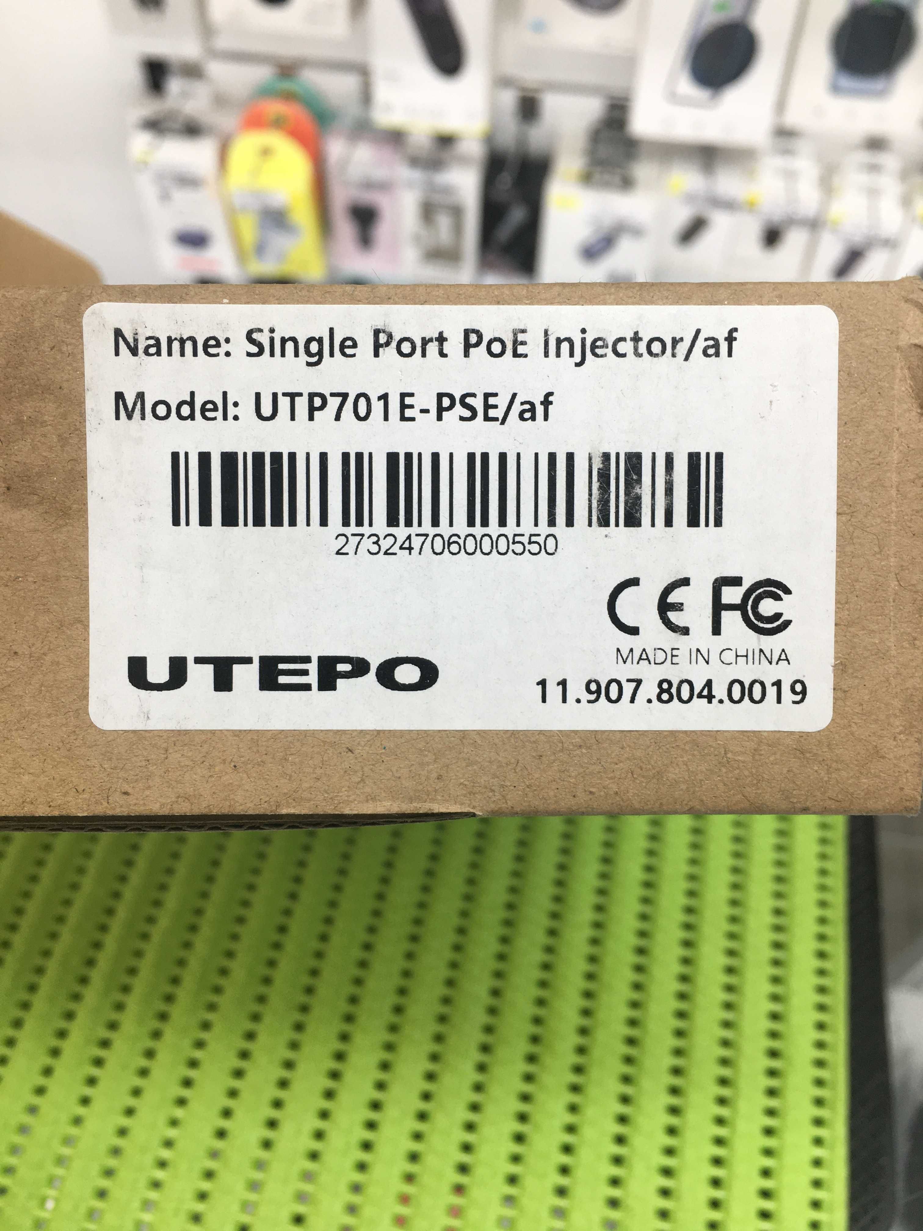 Utepo PoE инжектор UTP701E-PSE/af Новый! Отличный!