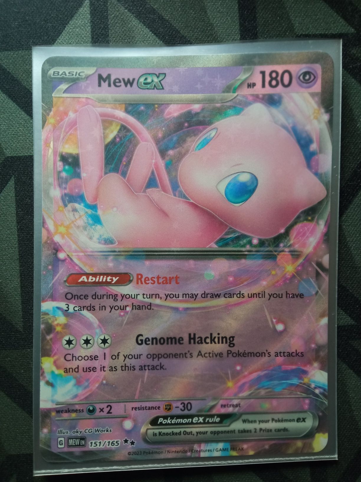 Pokémon Mew ex 151/165