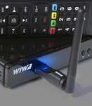 Antena karta WiFi Wi-Fi USB do dekodera tunera Wiwa H265 H.265 DVB-T2