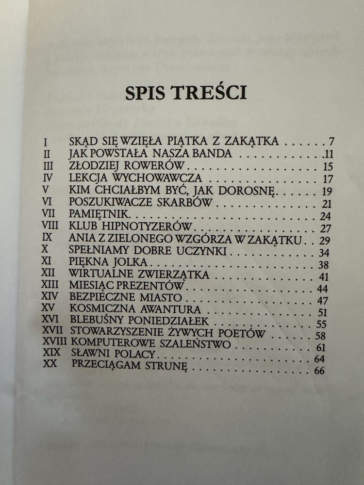 Piątka z Zakątka Krystyna Drzewiecka