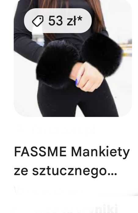 Mankiety ze sztucznego futra