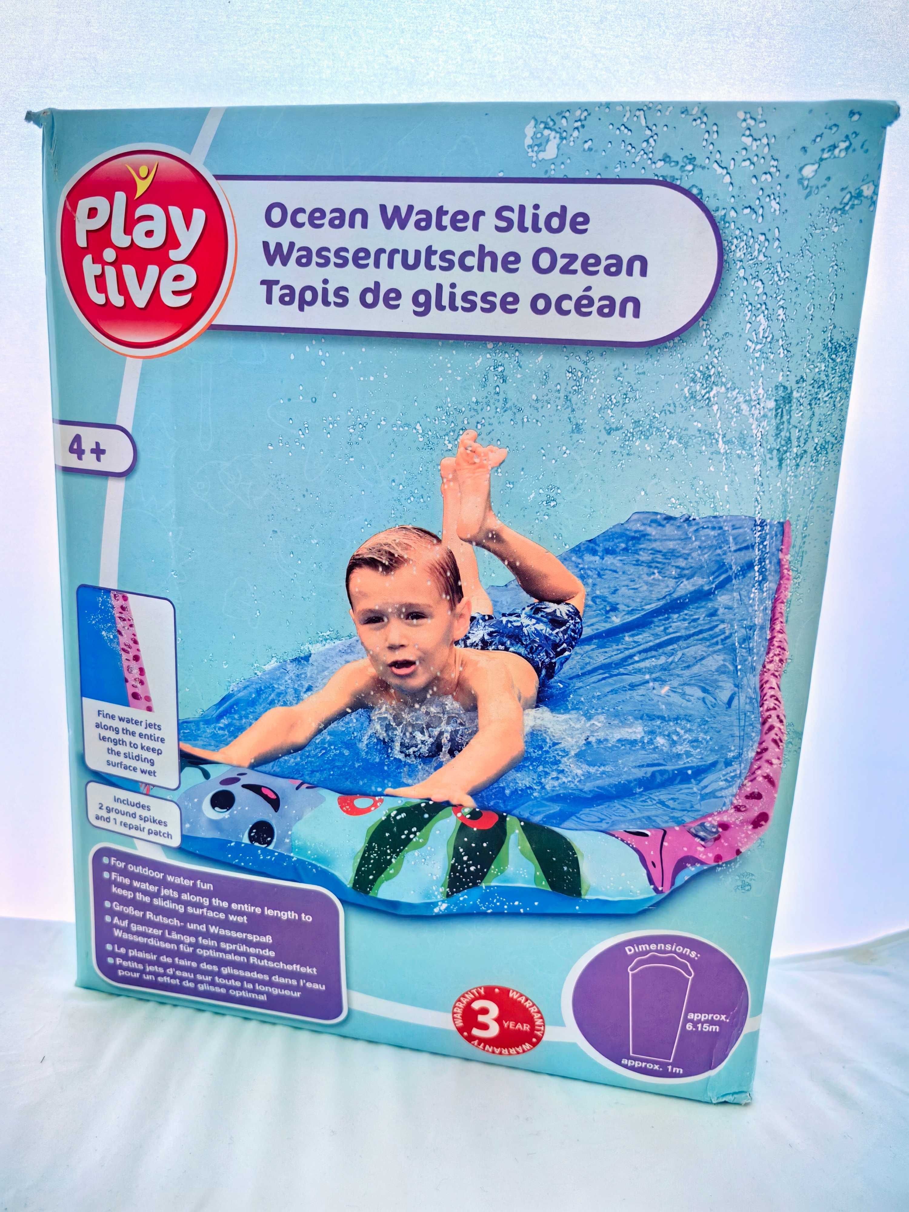 Zjeżdżalna wodna Playtive Ślizgawka  do ogrodu dla dzieci 615 cm Lidl