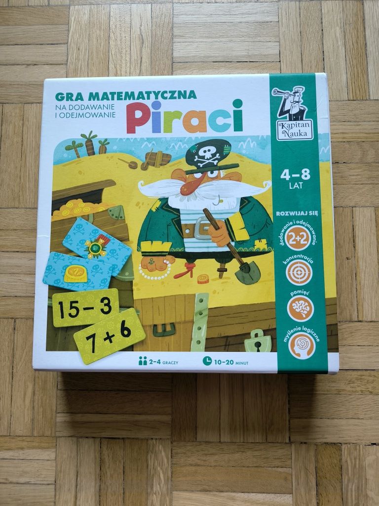 Gra matematyczna Piraci, od 4 do 8 lat