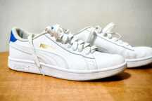 Кроссовки кеды мужские, натуральная кожа, PUMA SMASH V2, арт 365215-18